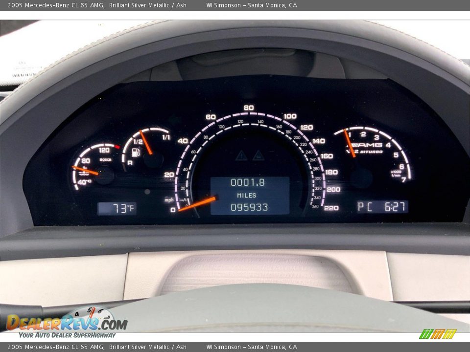 2005 Mercedes-Benz CL 65 AMG Gauges Photo #23