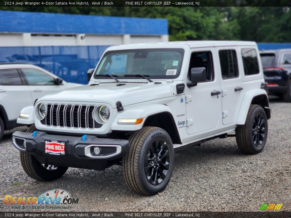 2024 Jeep Wrangler 4-Door Sahara 4xe Hybrid Anvil / Black Photo #1