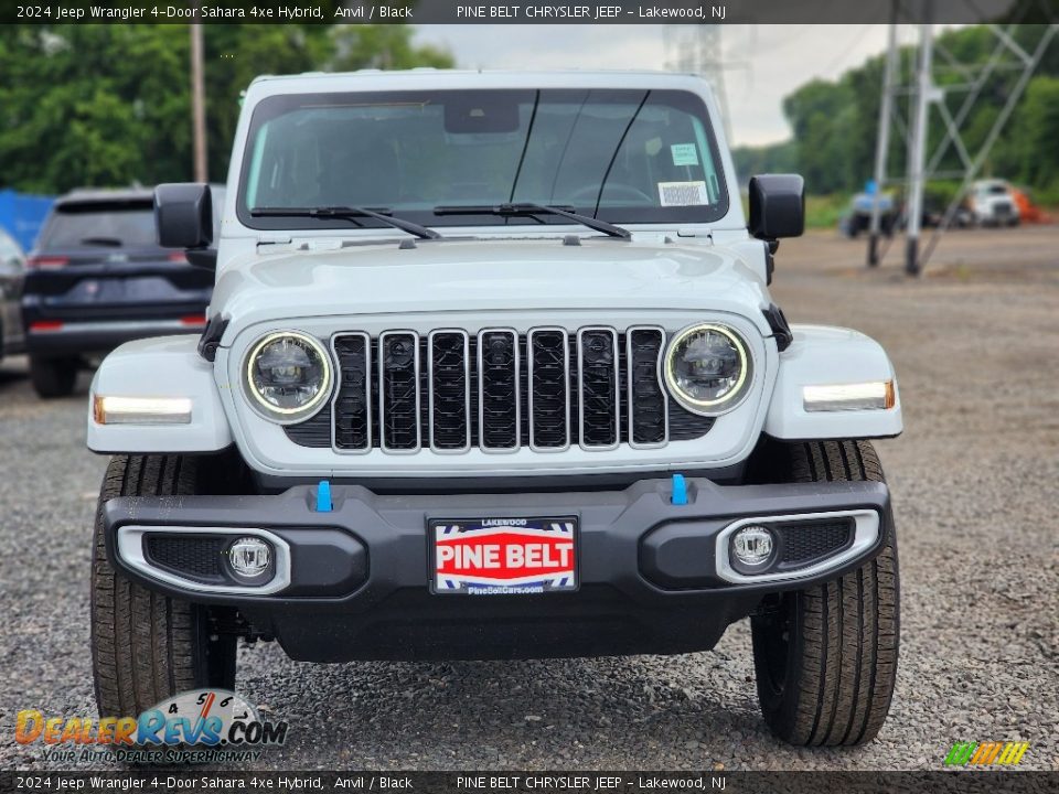 2024 Jeep Wrangler 4-Door Sahara 4xe Hybrid Anvil / Black Photo #2