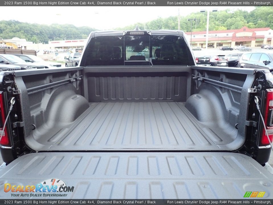 2023 Ram 1500 Big Horn Night Edition Crew Cab 4x4 Diamond Black Crystal Pearl / Black Photo #5