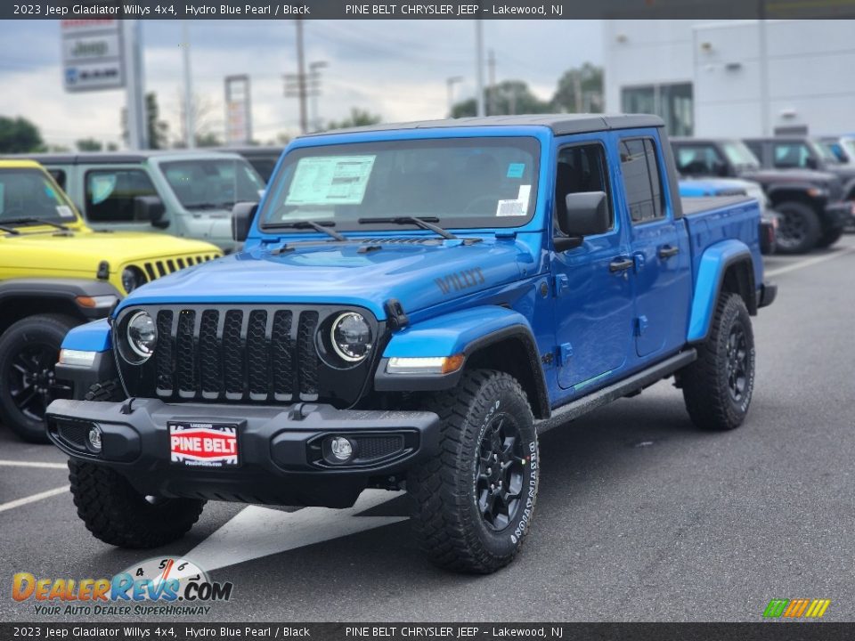 2023 Jeep Gladiator Willys 4x4 Hydro Blue Pearl / Black Photo #1