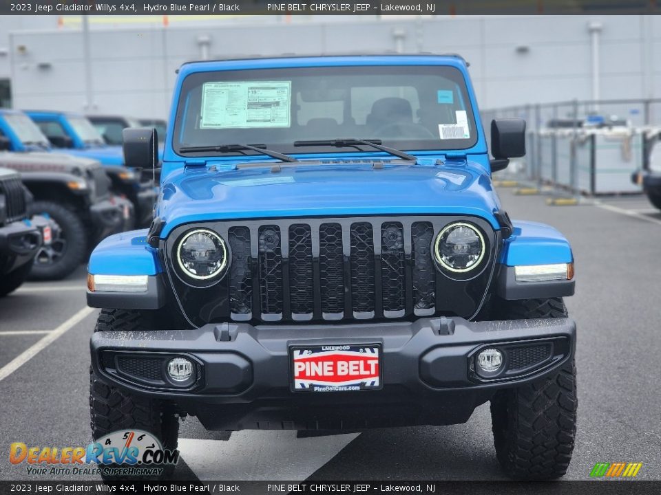 2023 Jeep Gladiator Willys 4x4 Hydro Blue Pearl / Black Photo #2