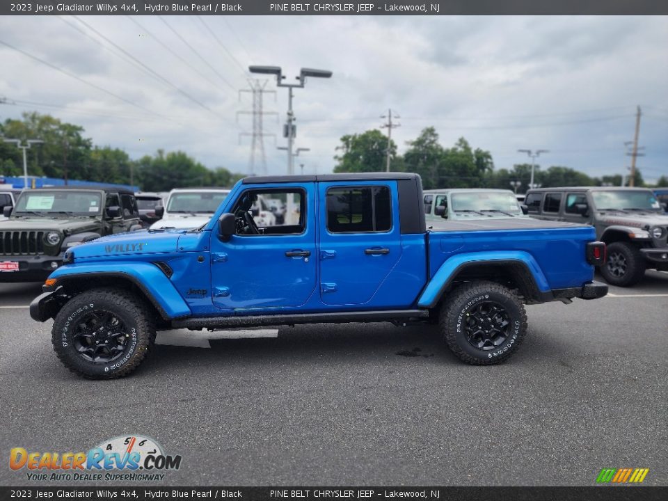 Hydro Blue Pearl 2023 Jeep Gladiator Willys 4x4 Photo #3