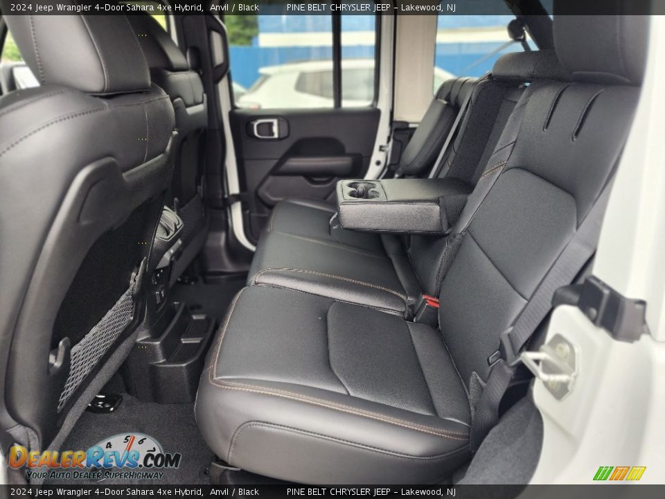 Rear Seat of 2024 Jeep Wrangler 4-Door Sahara 4xe Hybrid Photo #7