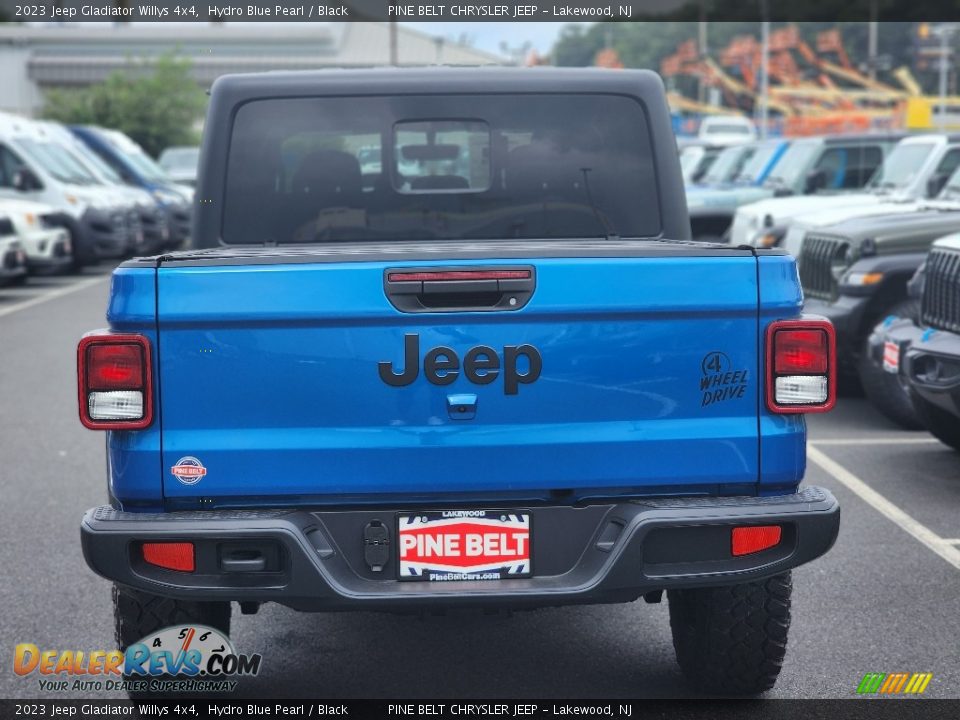2023 Jeep Gladiator Willys 4x4 Hydro Blue Pearl / Black Photo #6