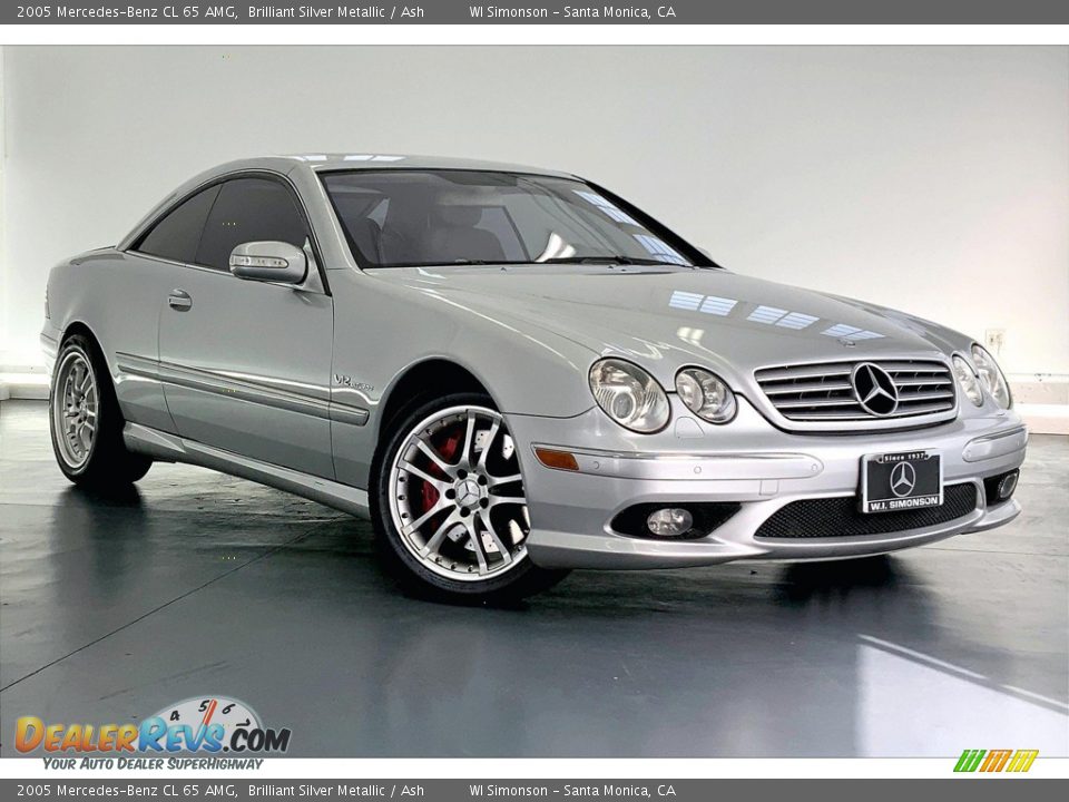 Brilliant Silver Metallic 2005 Mercedes-Benz CL 65 AMG Photo #33