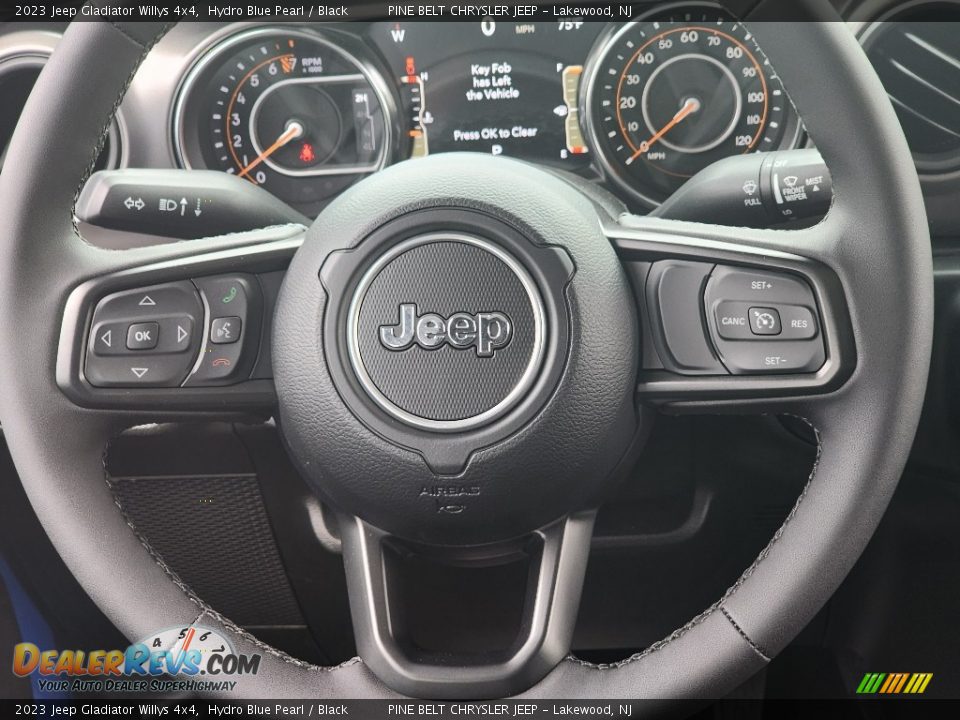 2023 Jeep Gladiator Willys 4x4 Steering Wheel Photo #13