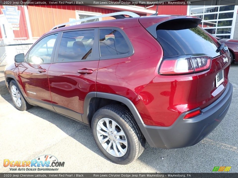 2020 Jeep Cherokee Latitude Velvet Red Pearl / Black Photo #2