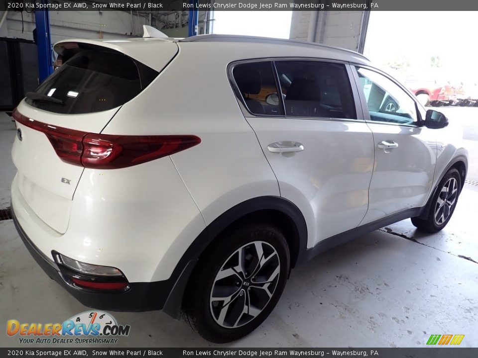 2020 Kia Sportage EX AWD Snow White Pearl / Black Photo #3