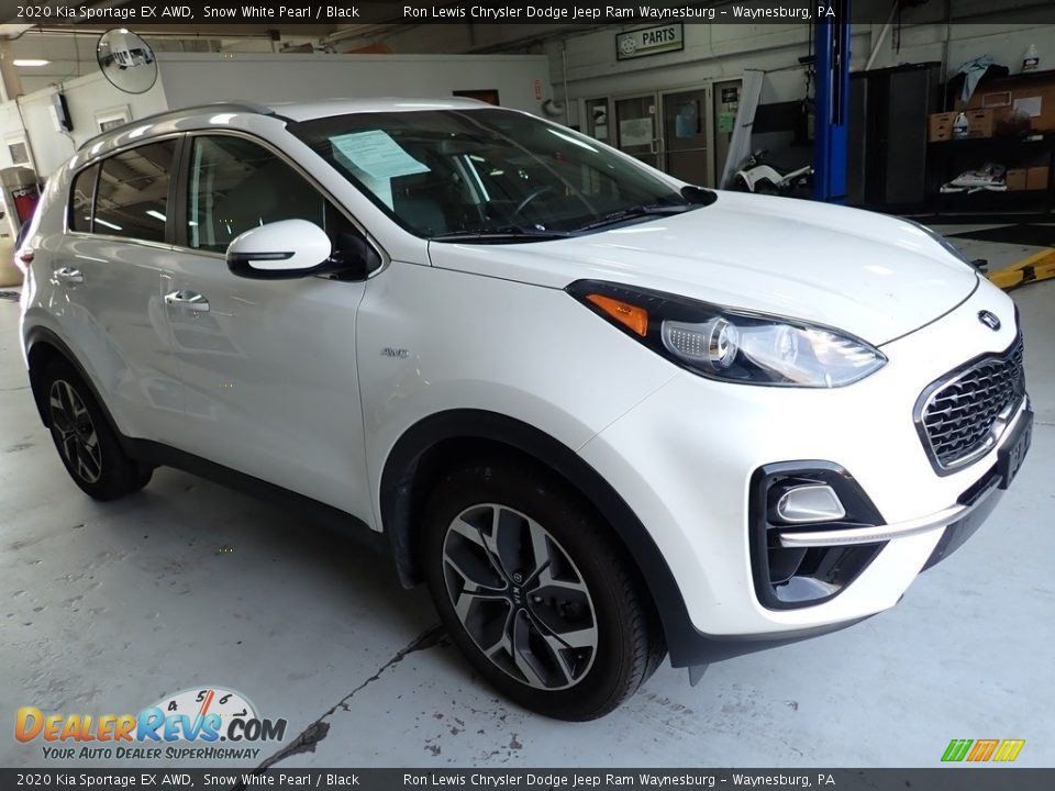 2020 Kia Sportage EX AWD Snow White Pearl / Black Photo #4