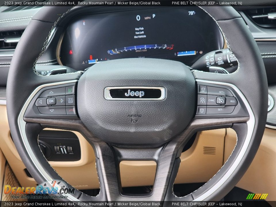 2023 Jeep Grand Cherokee L Limited 4x4 Steering Wheel Photo #13