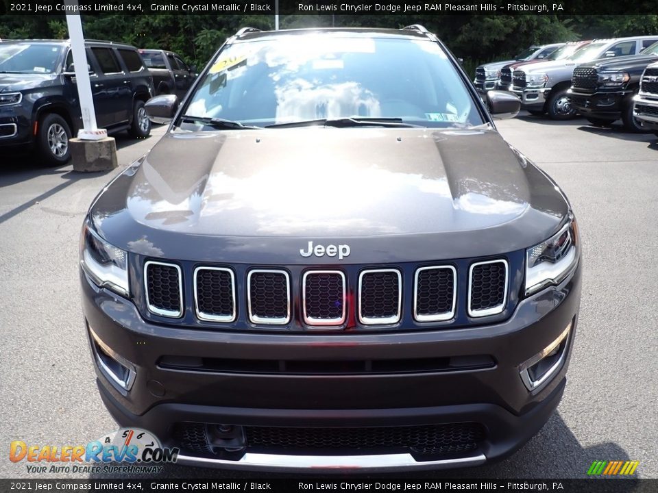 2021 Jeep Compass Limited 4x4 Granite Crystal Metallic / Black Photo #9