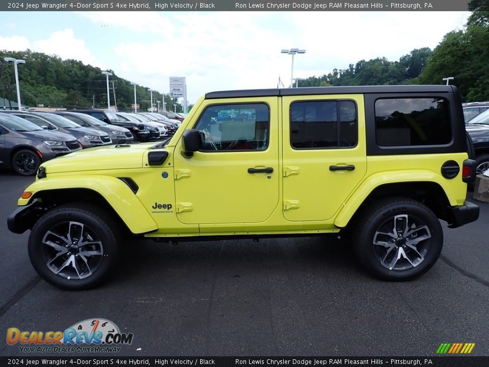 2024 Jeep Wrangler 4-Door Sport S 4xe Hybrid High Velocity / Black Photo #2