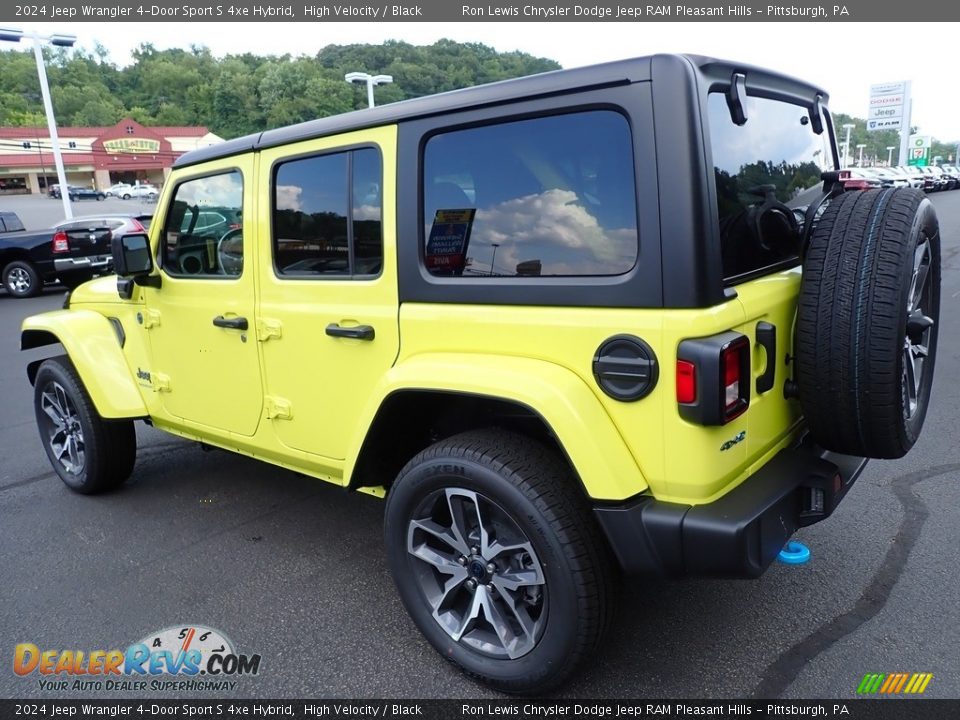 2024 Jeep Wrangler 4-Door Sport S 4xe Hybrid High Velocity / Black Photo #3