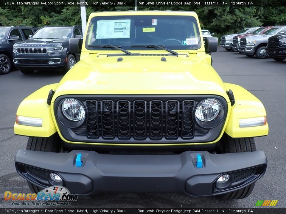 2024 Jeep Wrangler 4-Door Sport S 4xe Hybrid High Velocity / Black Photo #9