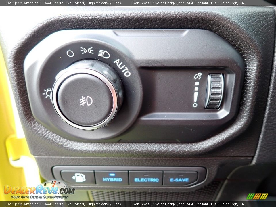 Controls of 2024 Jeep Wrangler 4-Door Sport S 4xe Hybrid Photo #19