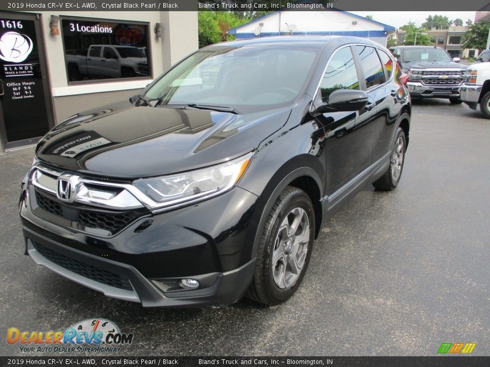 2019 Honda CR-V EX-L AWD Crystal Black Pearl / Black Photo #2