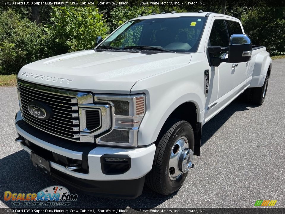 2020 Ford F350 Super Duty Platinum Crew Cab 4x4 Star White / Black Photo #3