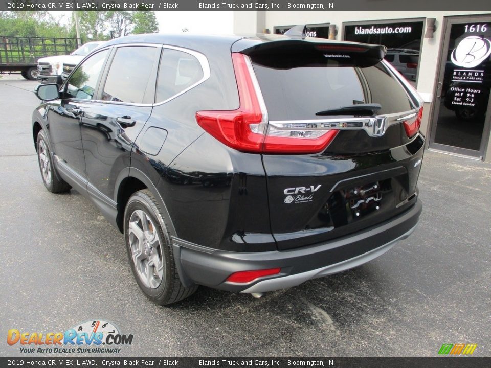 2019 Honda CR-V EX-L AWD Crystal Black Pearl / Black Photo #3