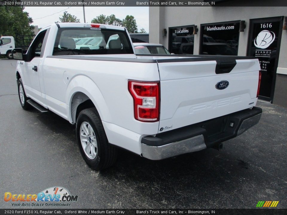 2020 Ford F150 XL Regular Cab Oxford White / Medium Earth Gray Photo #3