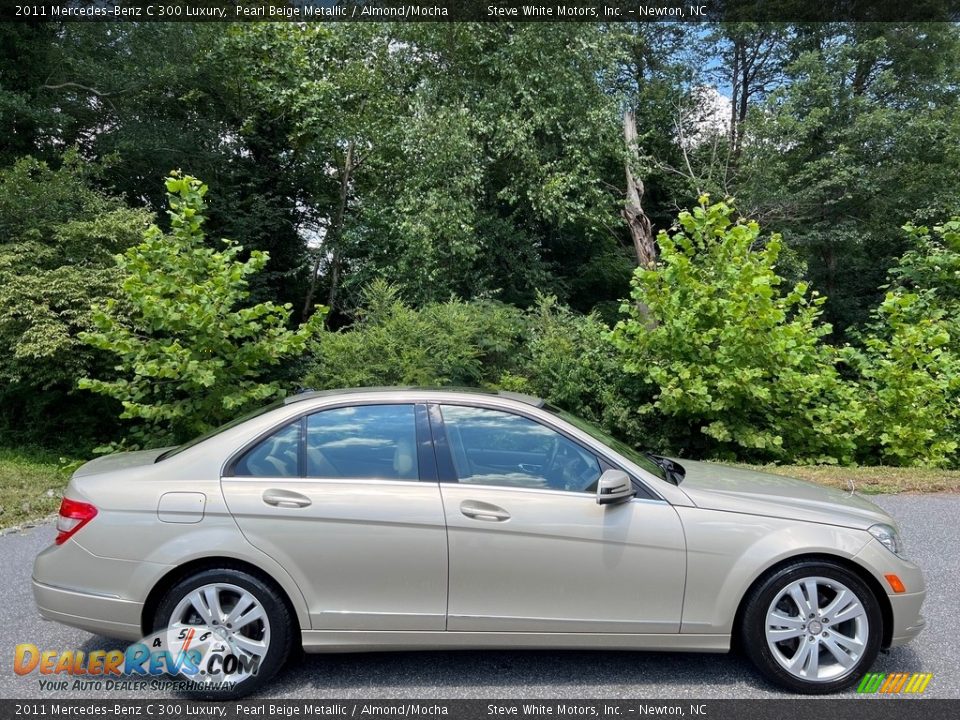 2011 Mercedes-Benz C 300 Luxury Pearl Beige Metallic / Almond/Mocha Photo #5