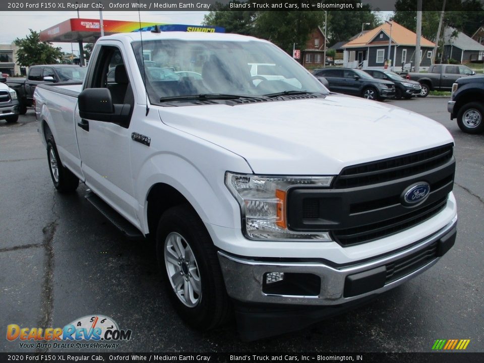 2020 Ford F150 XL Regular Cab Oxford White / Medium Earth Gray Photo #5