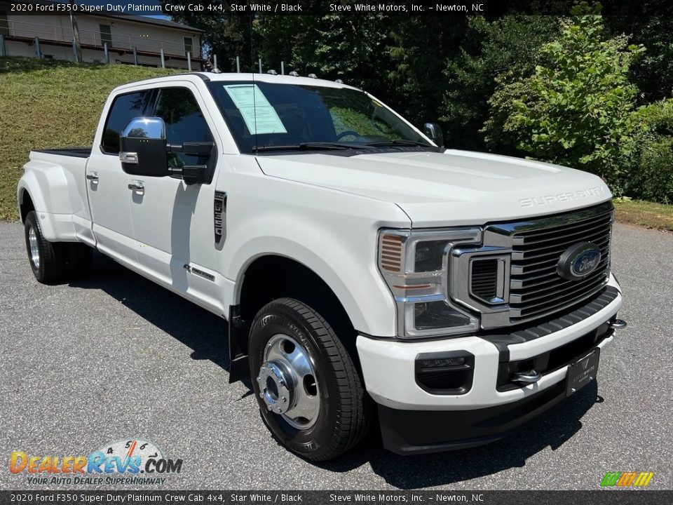 Front 3/4 View of 2020 Ford F350 Super Duty Platinum Crew Cab 4x4 Photo #5