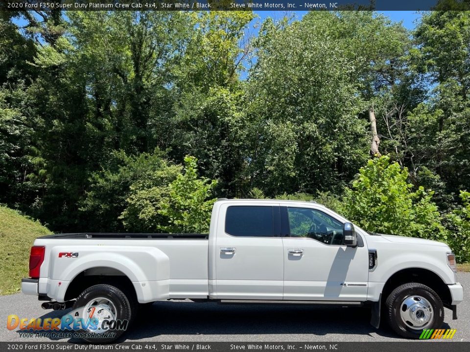 Star White 2020 Ford F350 Super Duty Platinum Crew Cab 4x4 Photo #6