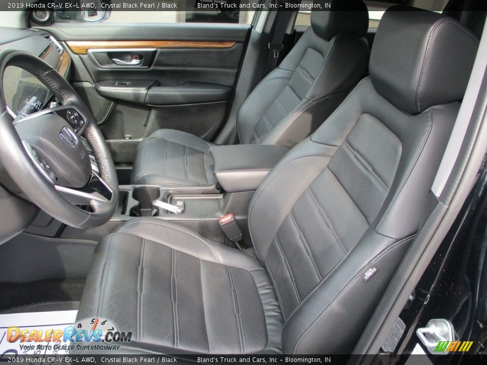 Black Interior - 2019 Honda CR-V EX-L AWD Photo #7
