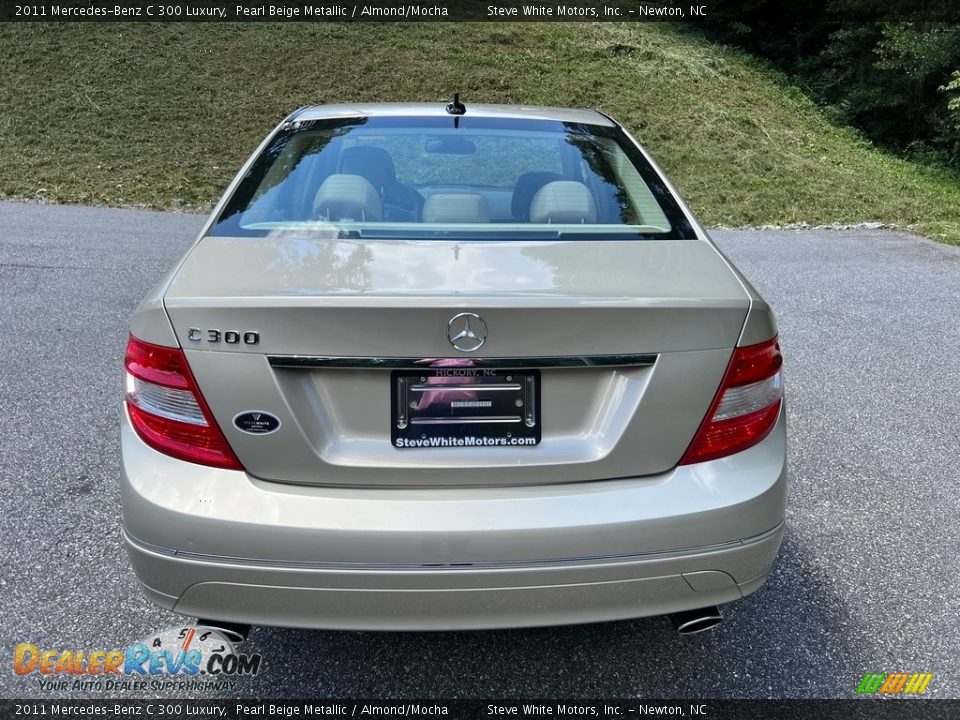 2011 Mercedes-Benz C 300 Luxury Pearl Beige Metallic / Almond/Mocha Photo #7