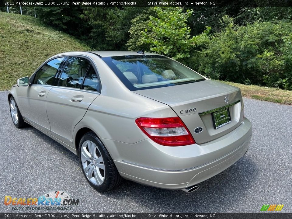 2011 Mercedes-Benz C 300 Luxury Pearl Beige Metallic / Almond/Mocha Photo #8