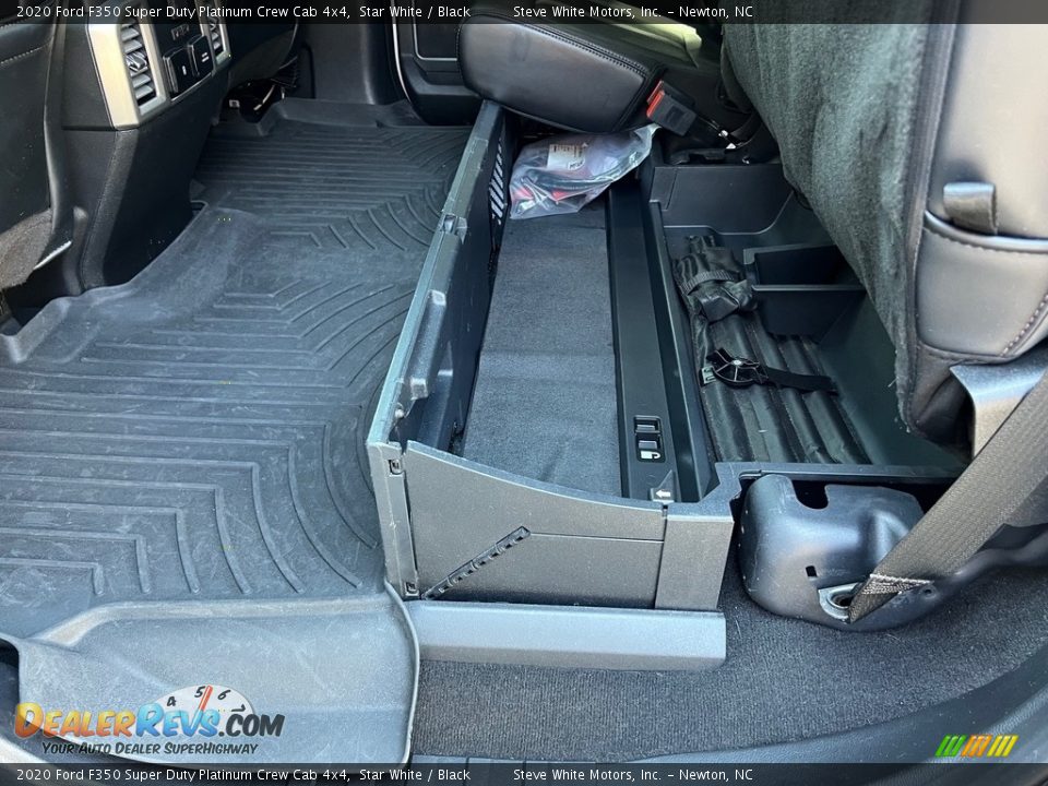 Rear Seat of 2020 Ford F350 Super Duty Platinum Crew Cab 4x4 Photo #20
