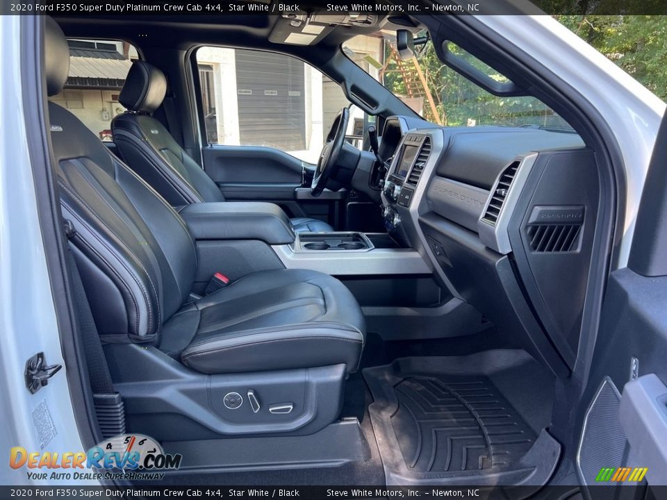 Front Seat of 2020 Ford F350 Super Duty Platinum Crew Cab 4x4 Photo #23