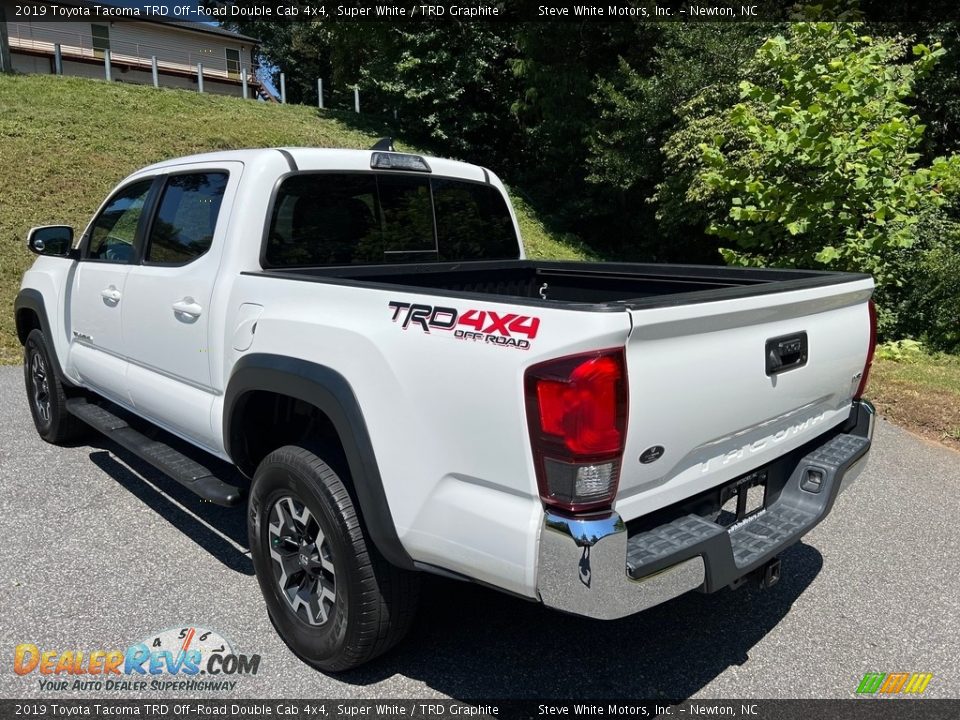 Super White 2019 Toyota Tacoma TRD Off-Road Double Cab 4x4 Photo #10