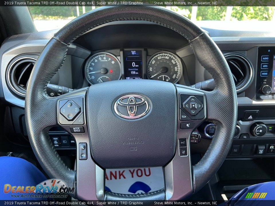 2019 Toyota Tacoma TRD Off-Road Double Cab 4x4 Steering Wheel Photo #19