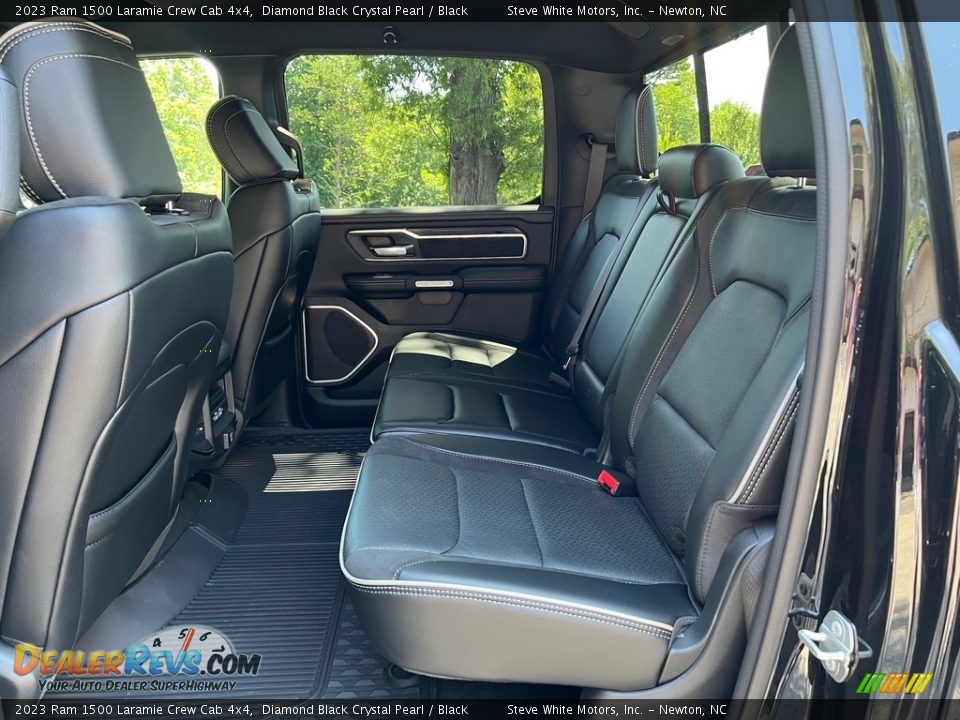 Rear Seat of 2023 Ram 1500 Laramie Crew Cab 4x4 Photo #16