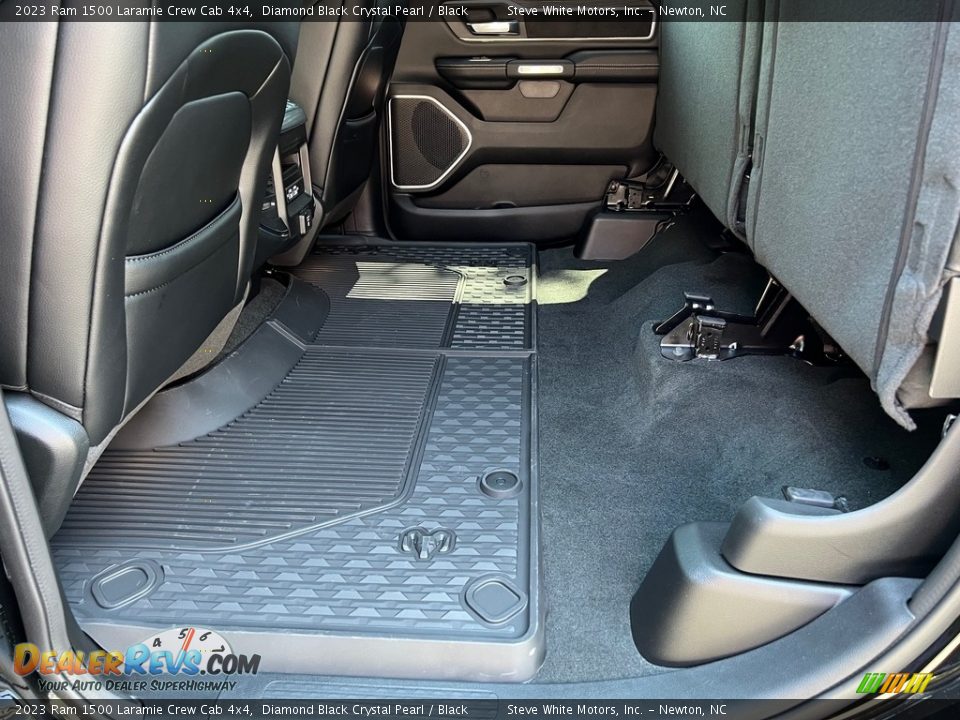 Rear Seat of 2023 Ram 1500 Laramie Crew Cab 4x4 Photo #17