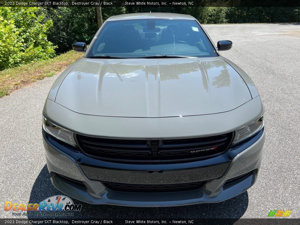 2023 Dodge Charger SXT Blacktop Destroyer Gray / Black Photo #3