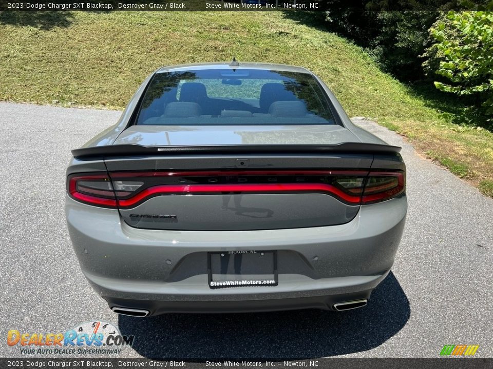 2023 Dodge Charger SXT Blacktop Destroyer Gray / Black Photo #7