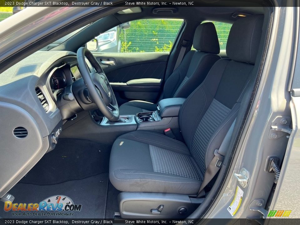 2023 Dodge Charger SXT Blacktop Destroyer Gray / Black Photo #11