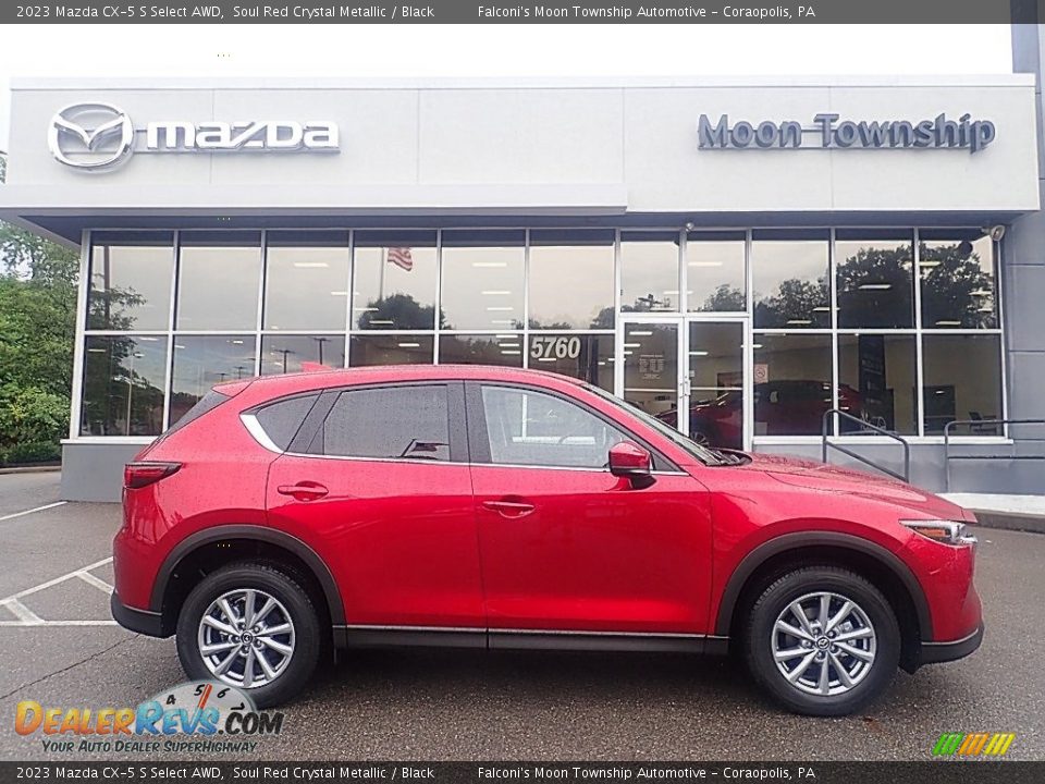 2023 Mazda CX-5 S Select AWD Soul Red Crystal Metallic / Black Photo #1