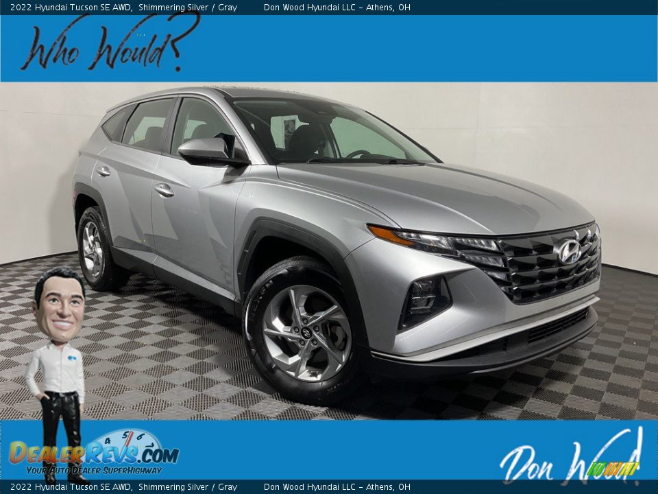 2022 Hyundai Tucson SE AWD Shimmering Silver / Gray Photo #1