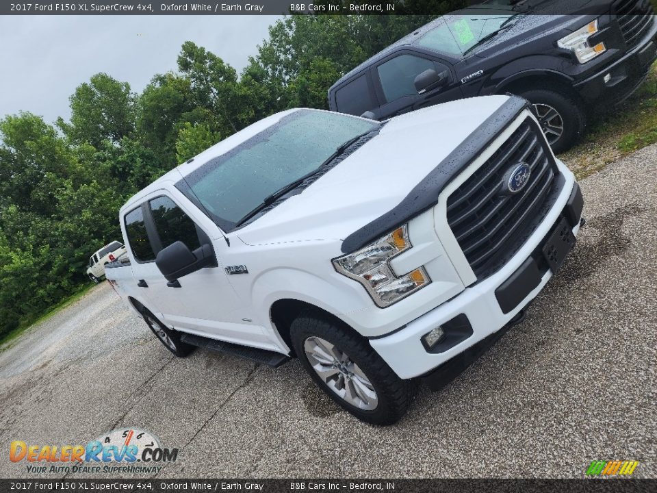 2017 Ford F150 XL SuperCrew 4x4 Oxford White / Earth Gray Photo #2