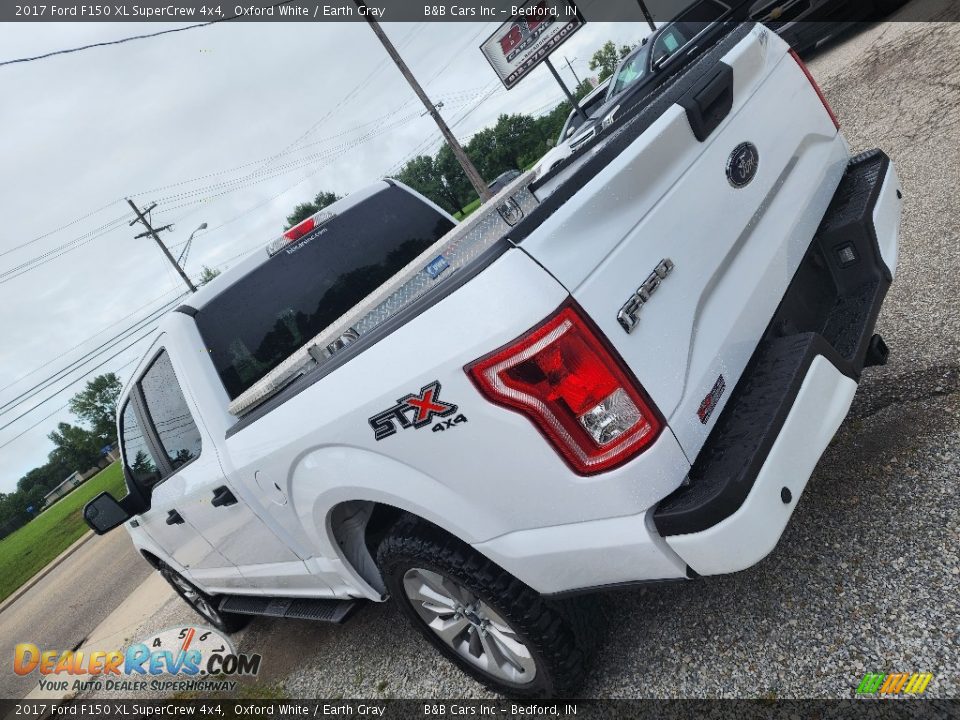 2017 Ford F150 XL SuperCrew 4x4 Oxford White / Earth Gray Photo #5