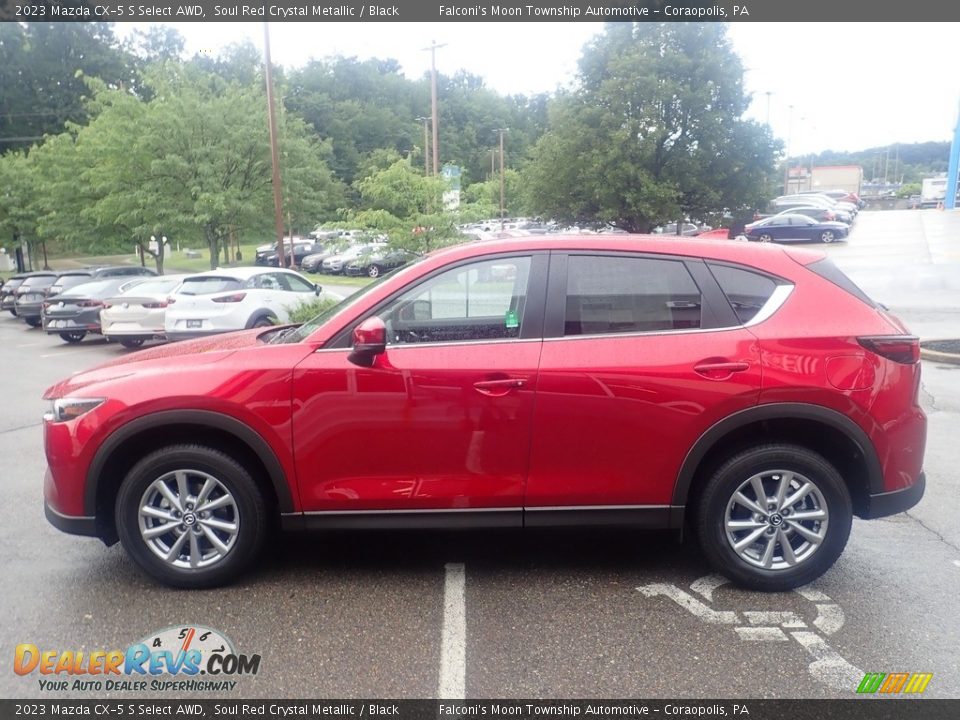 2023 Mazda CX-5 S Select AWD Soul Red Crystal Metallic / Black Photo #6