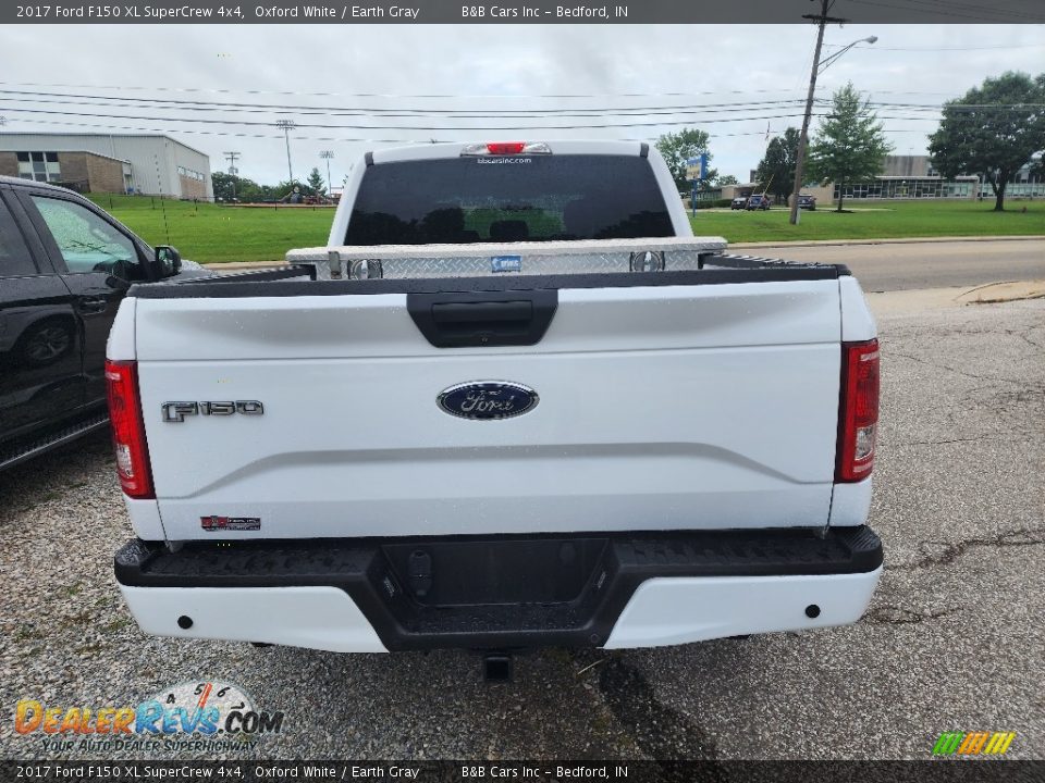 2017 Ford F150 XL SuperCrew 4x4 Oxford White / Earth Gray Photo #6