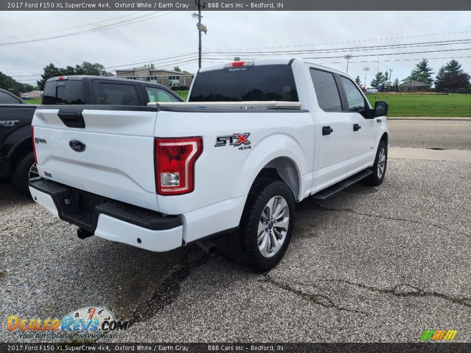 2017 Ford F150 XL SuperCrew 4x4 Oxford White / Earth Gray Photo #7