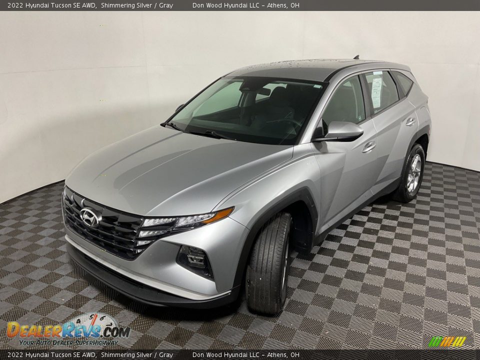 2022 Hyundai Tucson SE AWD Shimmering Silver / Gray Photo #8