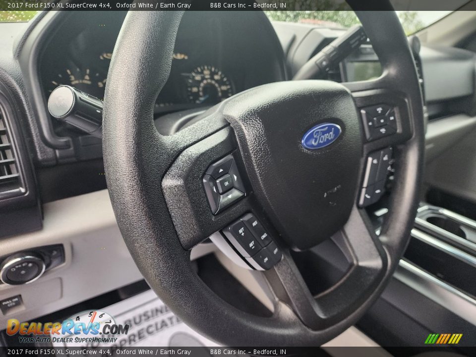 2017 Ford F150 XL SuperCrew 4x4 Steering Wheel Photo #14