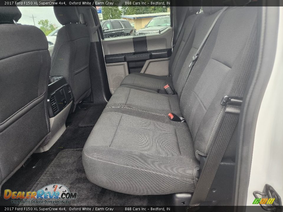 Rear Seat of 2017 Ford F150 XL SuperCrew 4x4 Photo #19